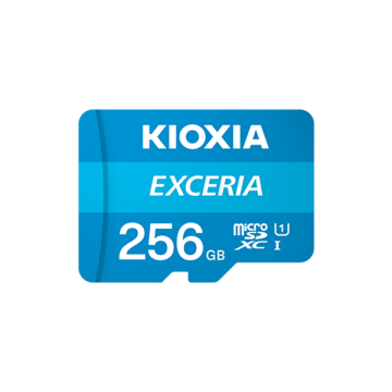 Kioxia 256GB microSD Exceria Flash Memory Card