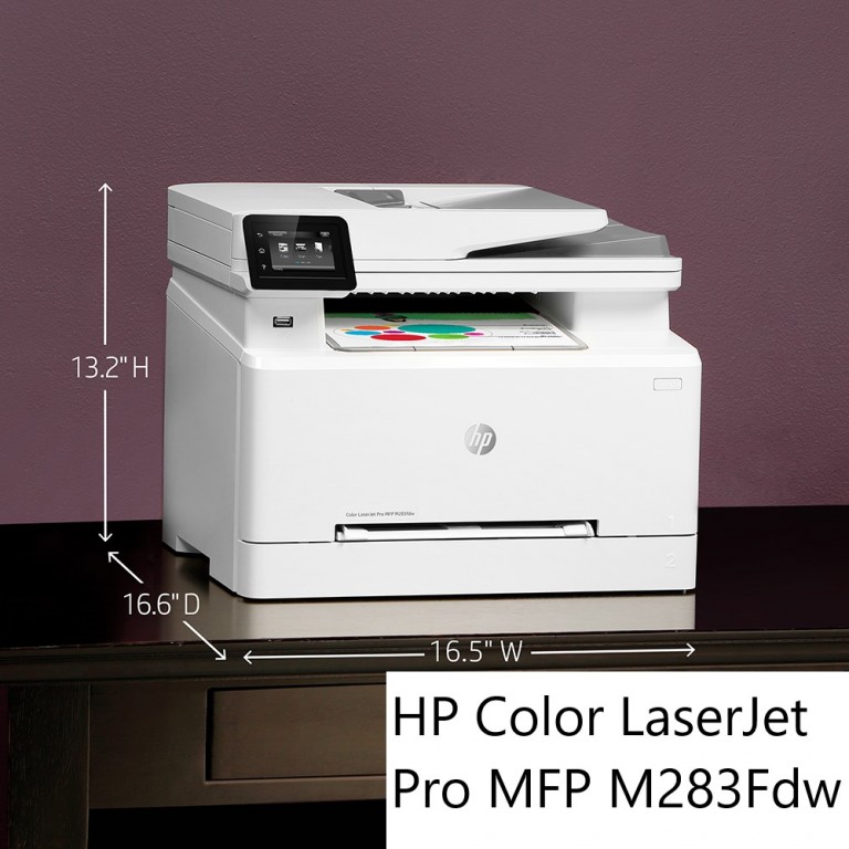HP Color LaserJet Pro MFP M283Fdw Printer